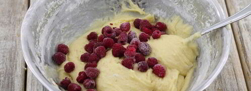 маффины с малиной. Шаг 8