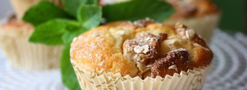 маффины с ревенем и марципаном. Шаг 5