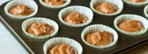 маффины с шоколадной крошкой. Шаг 4