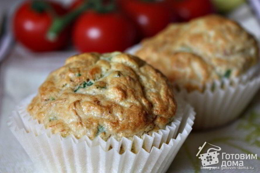 Рецепт маффинов с тунцом и цуккини
