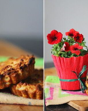 Маффины с яблоком и овсяными хлопьями