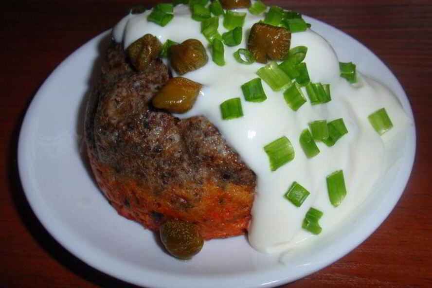 Рецепт печеночно-овощных маффины