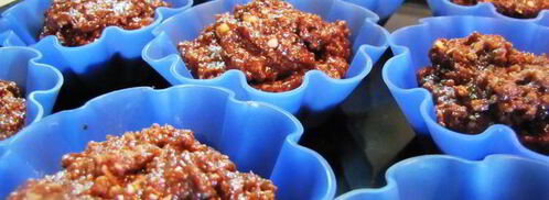 шоколадно-орехово-вишневые маффины. Шаг 8