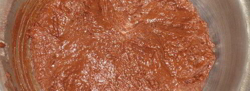 шоколадные маффины с миндалем и сливочным сыром. Шаг 6