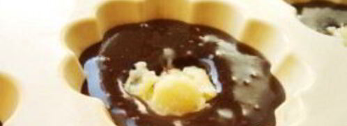 шоколадные маффины с заварным кремом. Шаг 5