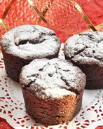 Шоколадные заварные маффины