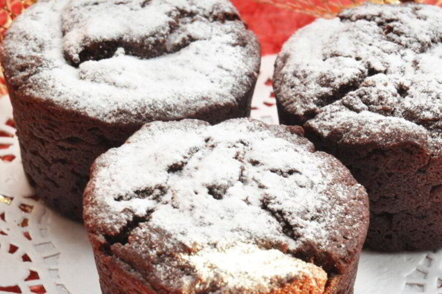 Рецепт шоколадных заварных маффинов