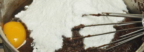 шоколадные заварные маффины. Шаг 8