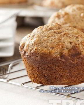 Цельнозерновые маффины с морковью и отрубями