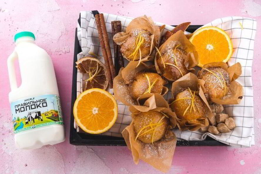 Рецепт цитрусовых маффинов