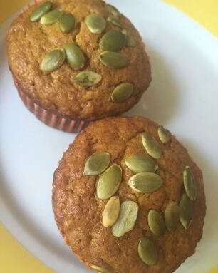 Тыквенные маффины с семечками