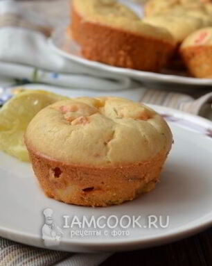 Закусочные маффины с семгой