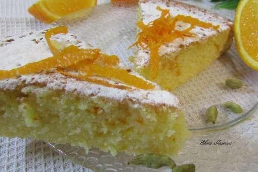 Рецепт апельсинового манника