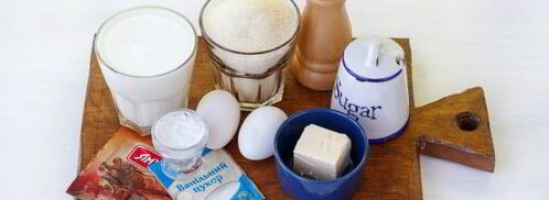 классический манник на кефире. Шаг 4