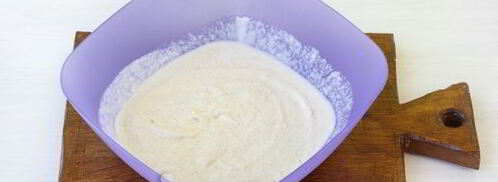 классический манник на кефире. Шаг 5