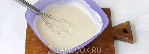 классический манник на кефире. Шаг 9