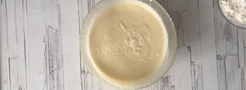 манник без молока на сметане. Шаг 4