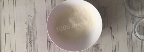 манник без молока на сметане. Шаг 5