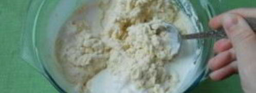 манник на кефире простой. Шаг 4