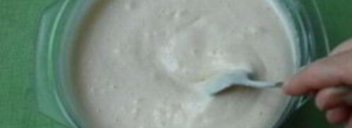 манник на кефире простой. Шаг 8