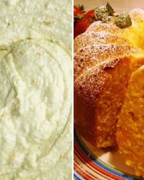 Манник на кефире с яблоками