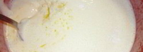 манник на кефире в мультиварке. Шаг 4