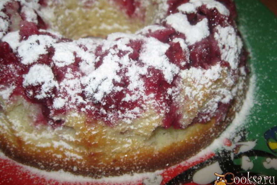 Рецепт манника с вишней