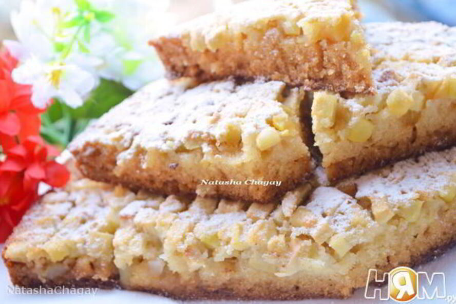 Рецепт манника с яблоком