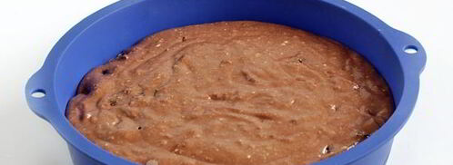 манник шоколадный с финиками и миндалем. Шаг 9