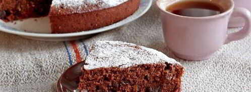 манник шоколадный с финиками и миндалем. Шаг 12