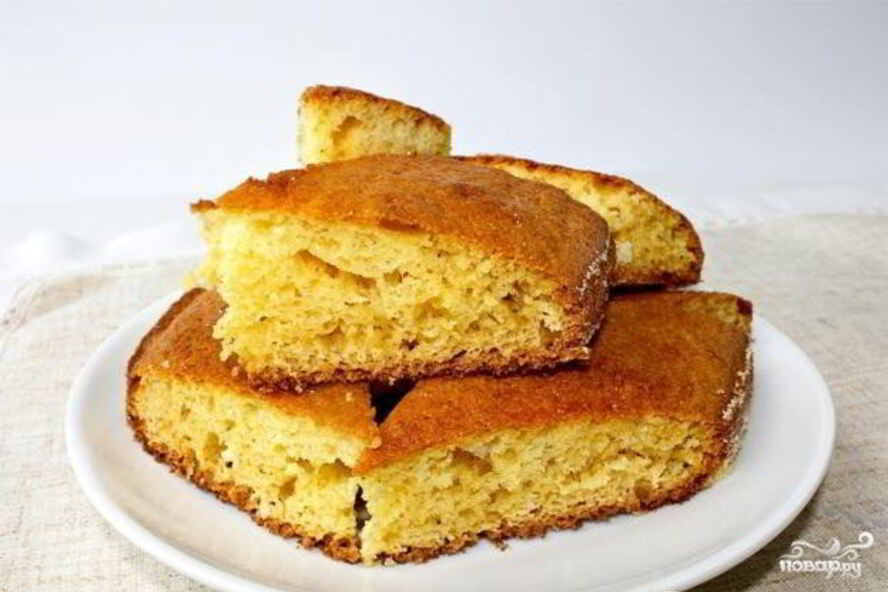 Рецепт манника со сметаной