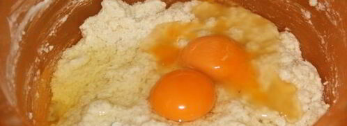 манник стаканник в сливочной заливке. Шаг 6