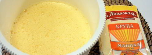 манник в медовом сиропе. Шаг 3