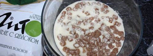 постный манник с отрубями. Шаг 3