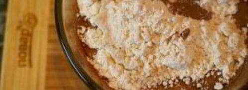 постный шоколадный манник с миндалем. Шаг 5