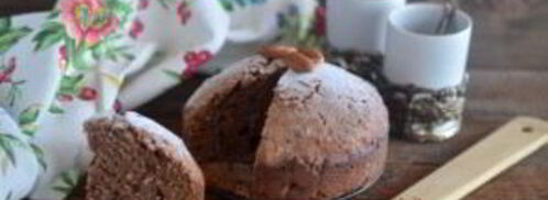 постный шоколадный манник с миндалем. Шаг 7