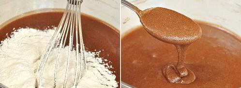 постный шоколадный манник. Шаг 7