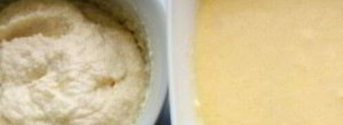 творожный манник на молоке. Шаг 3