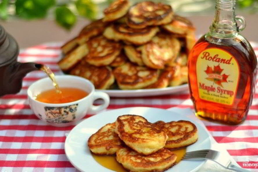 Рецепт дрожжевых оладий на молоке