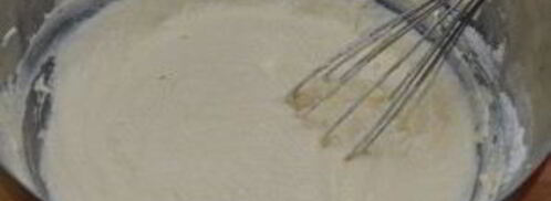 дрожжевые оладьи на молоке. Шаг 3