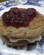 Гречневые оладьи с творожным сыром