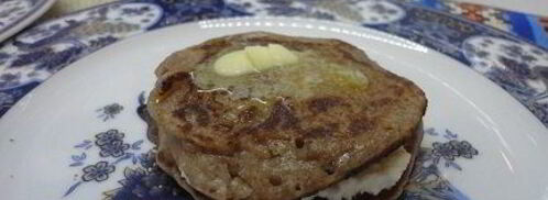 гречневые оладьи с творожным сыром. Шаг 8