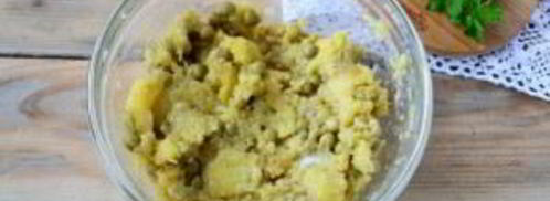 марокканские оладьи из картофеля c чимичури. Шаг 5