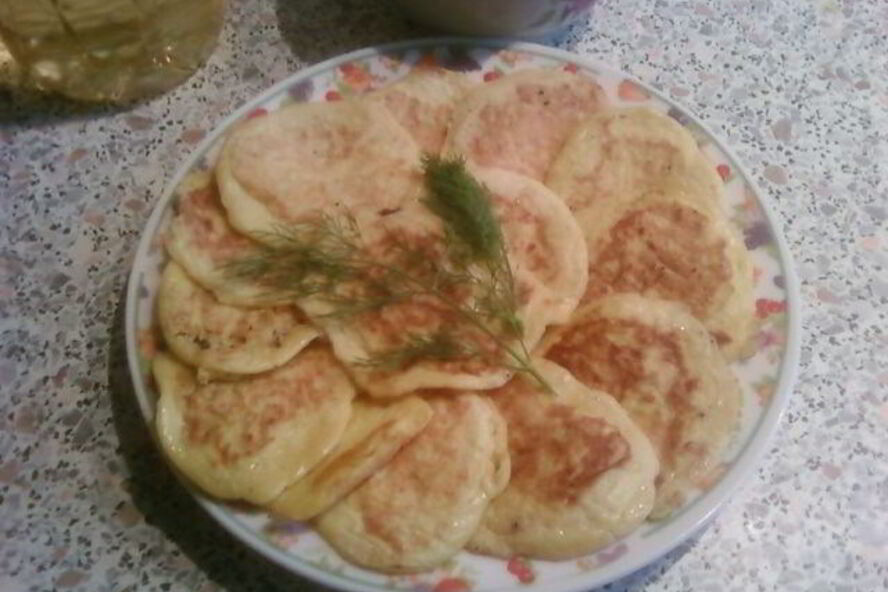 Рецепт нежных оладий из кабачков