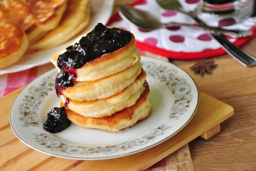 Рецепт оладий без яиц на воде