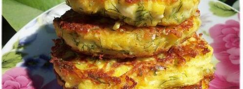 оладьи из кабачков с творогом. Шаг 4