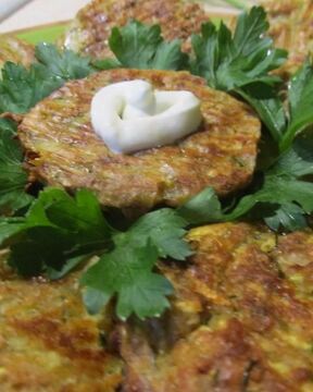 Оладьи из кабачков в духовке