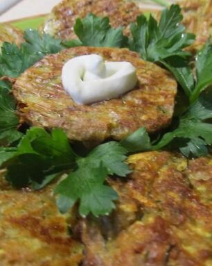 Оладьи из кабачков в духовке