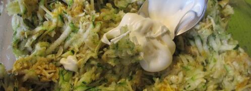 оладьи из кабачков в духовке. Шаг 8