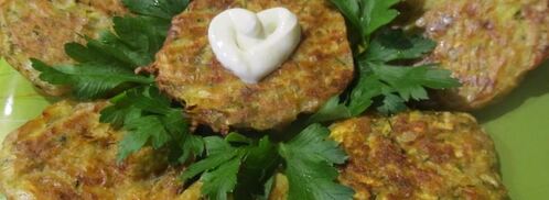 оладьи из кабачков в духовке. Шаг 11